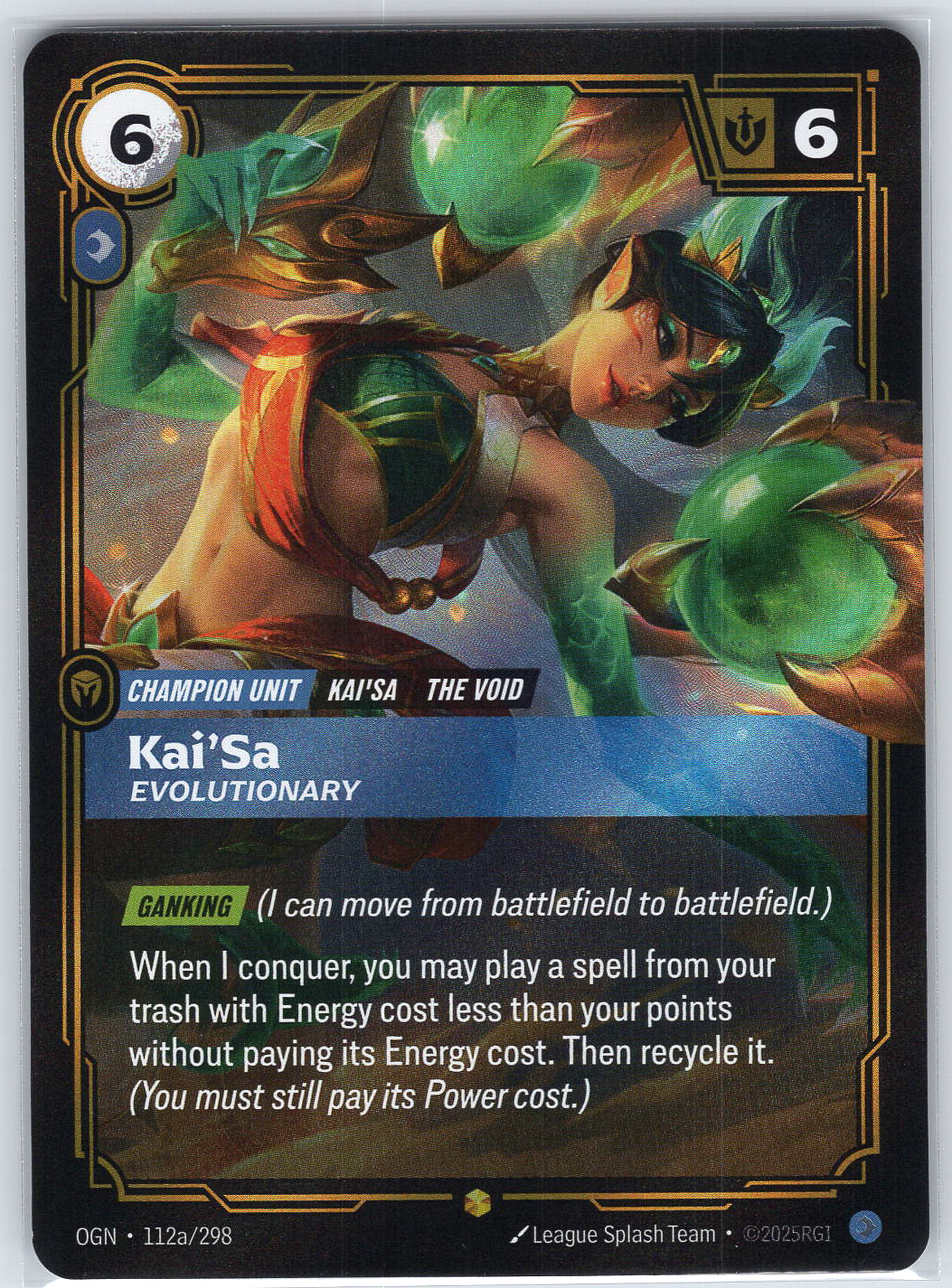 Kai'Sa, Evolutionary (Alternate Art) #112a/298 Origins