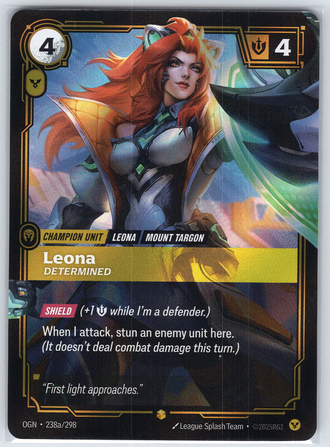 Leona, Determined (Alternate Art) #238a/298 Origins