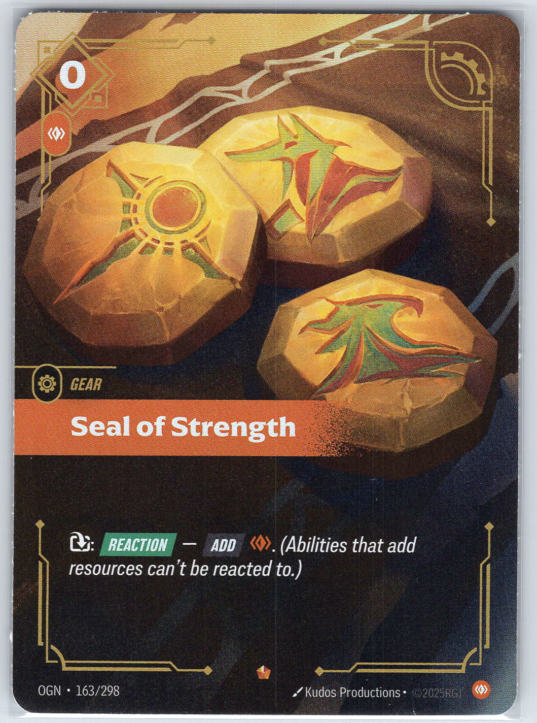 Seal of Strength #163/298 Origins