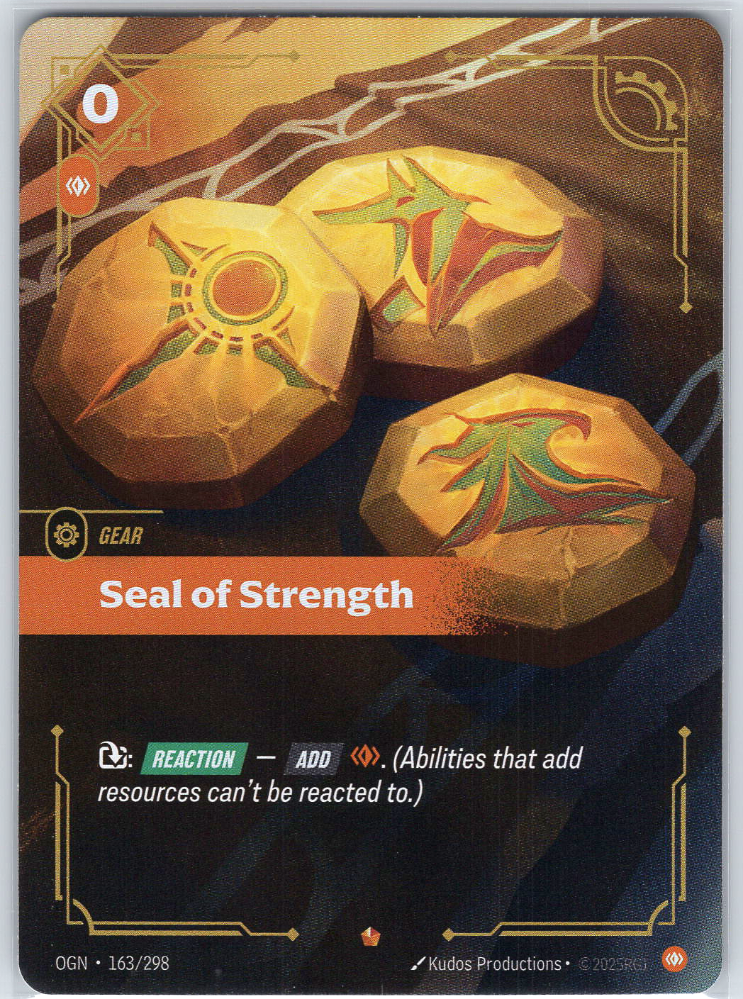 Seal of Strength #163/298 Origins