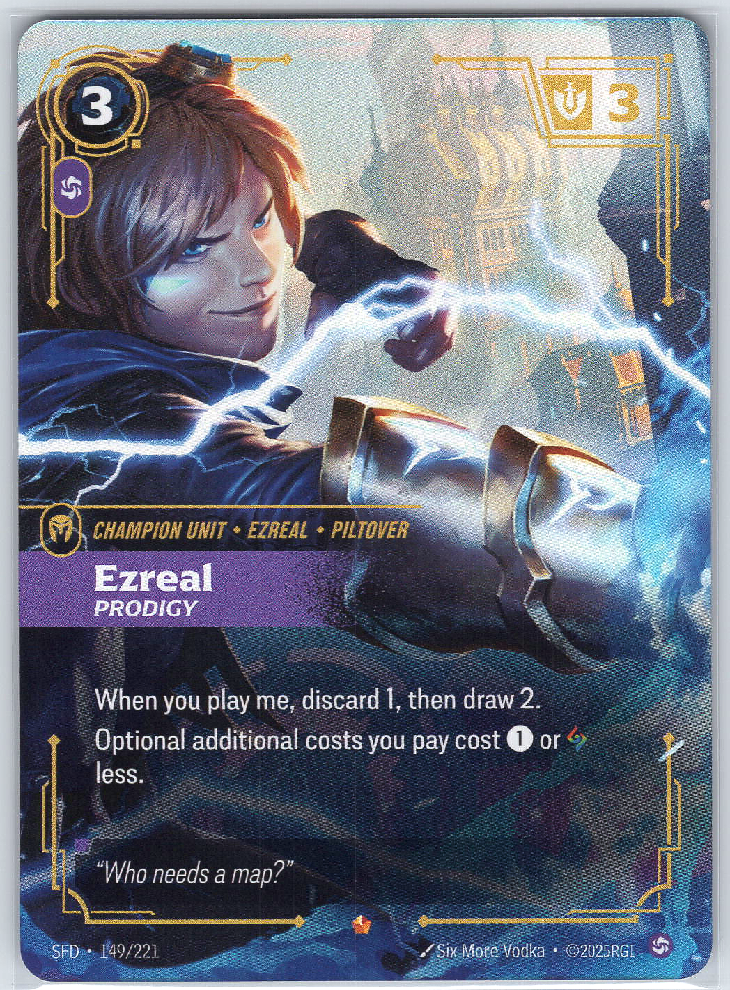 Ezreal, Prodigy #149/221 Spiritforged