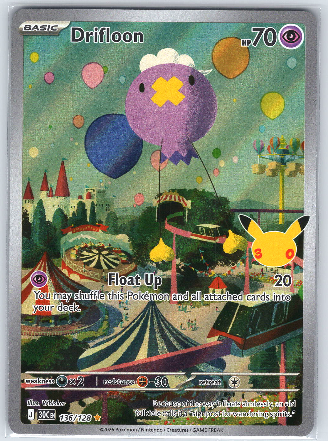 Drifloon #136/128 ME: 30th Celebration