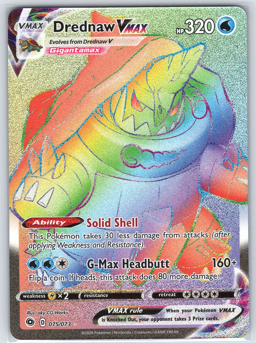 Drednaw VMAX (Secret) Champion's Path