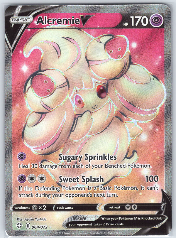 Alcremie V (Full Art) #064/072 Shining Fates