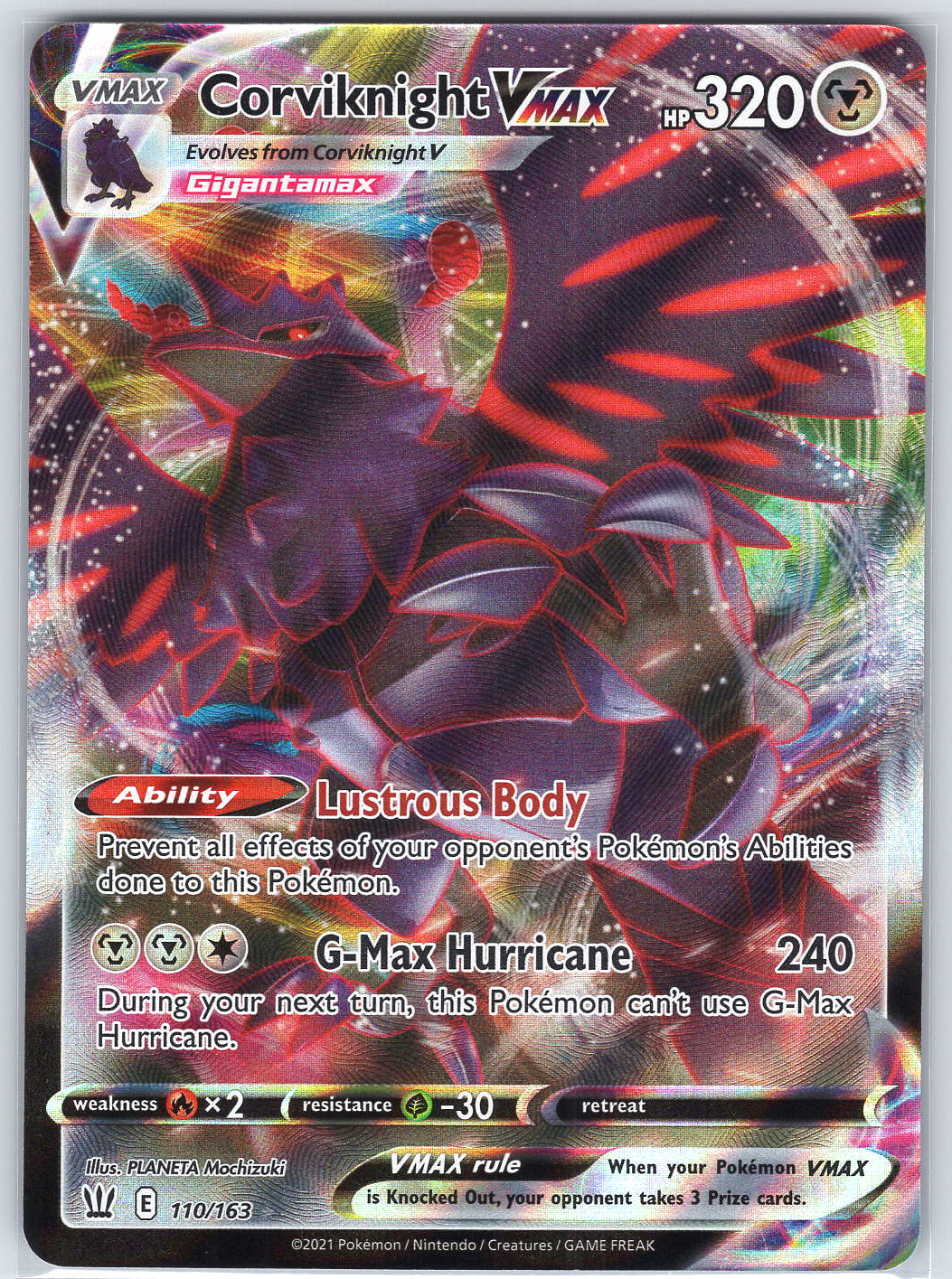 Corviknight VMAX SWSH05: Battle Styles