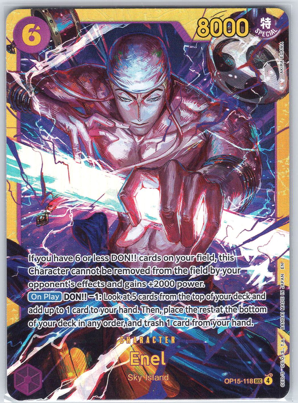 Enel (OP15-118) #OP15-118 Adventure on Kami's Island