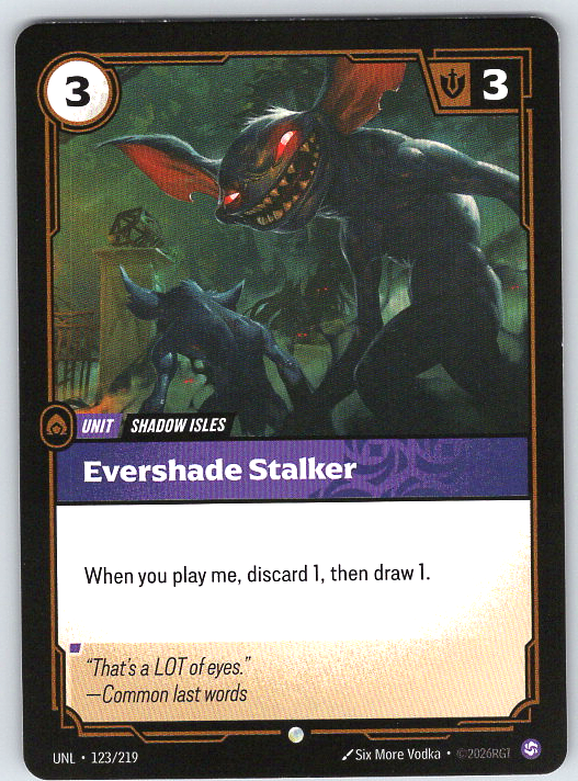 Evershade Stalker #123/219
