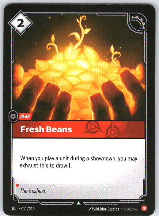 Fresh Beans #011/219
