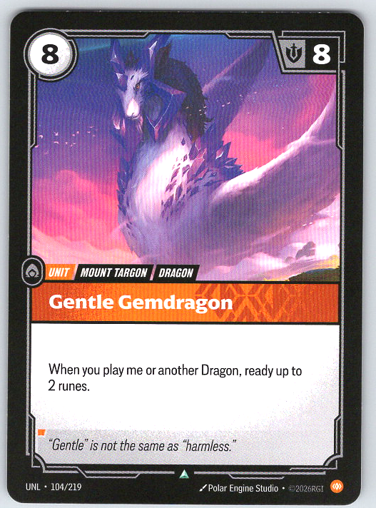 Gentle Gemdragon #104/219