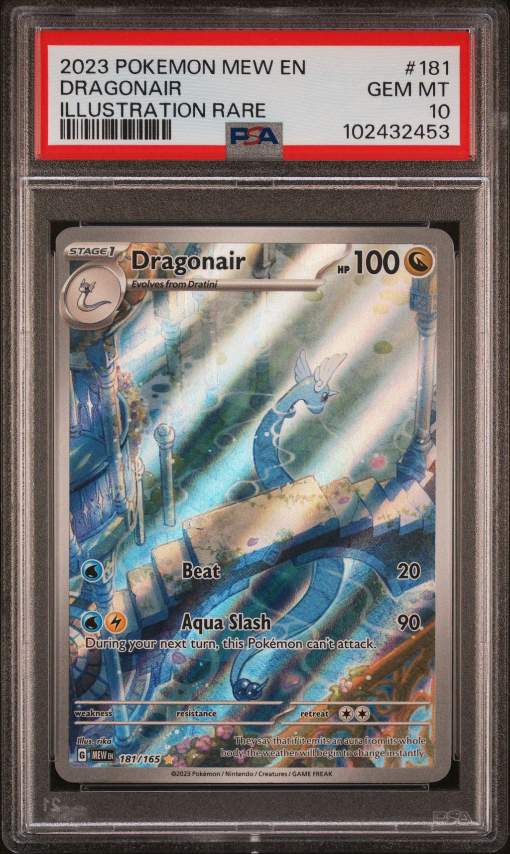 PSA 10 | Dragonair #181