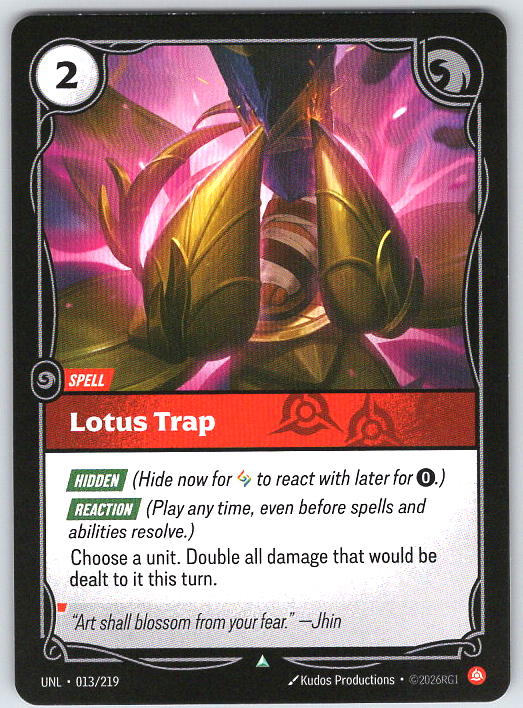 Lotus Trap #013/219