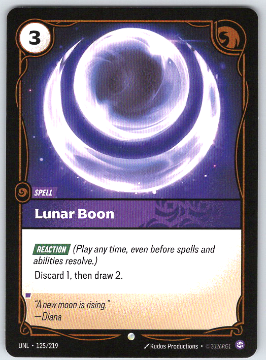 Lunar Boon #125/219