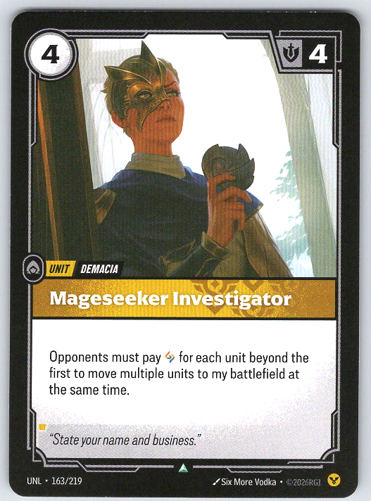 Mageseeker Investigator #163/219