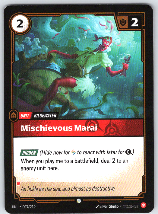 Mischievous Marai #003/219