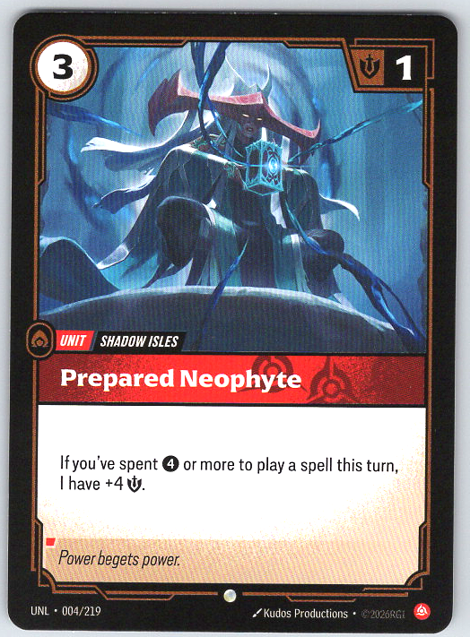 Prepared Neophyte #004/219