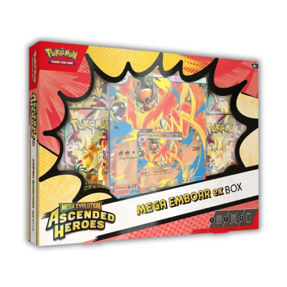Ascended Heroes: Mega Emboar ex Box