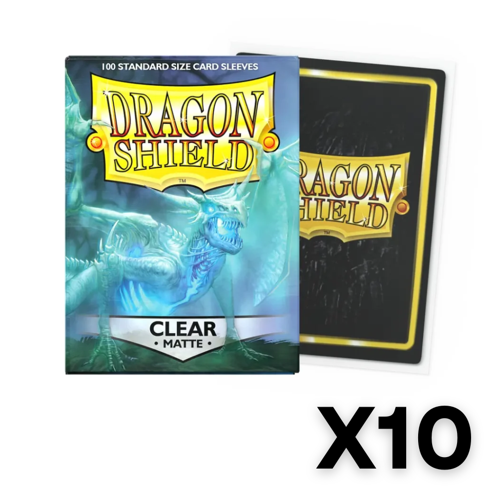 Dragon Shield: Clear Matte - 10-Pack Display