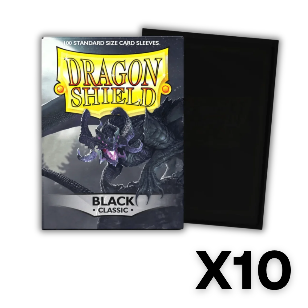 Dragon Shield: Classic Black - 10-Pack Display