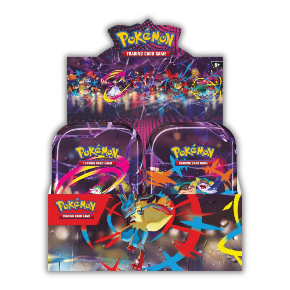 Mega Heroes Mini Tin Display  (10-Count)