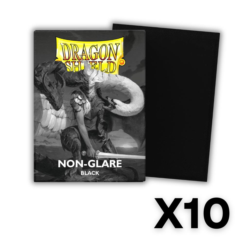 Dragon Shield: Non-Glare Matte Black - 10-Pack Display
