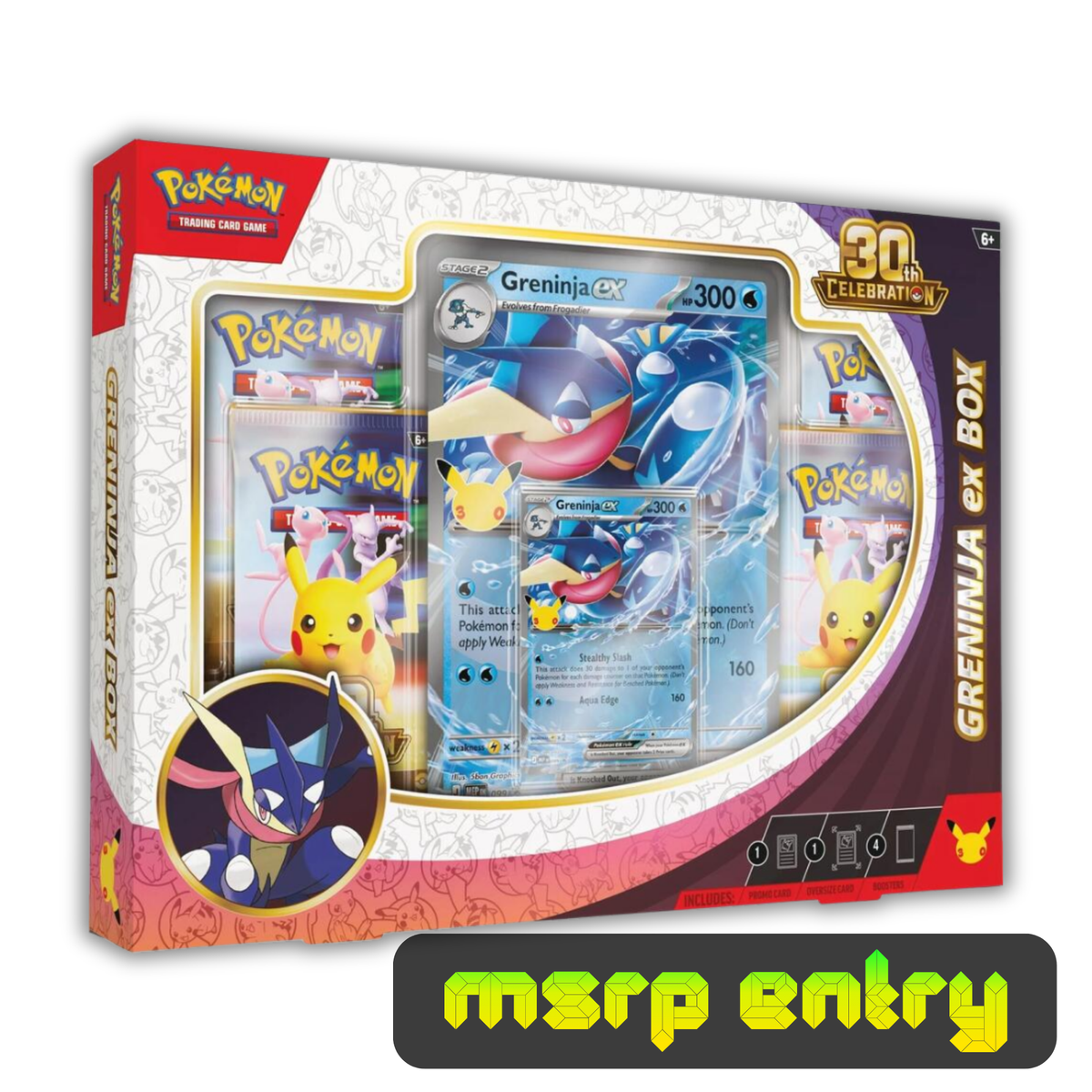 30th Celebration: Greninja ex Box (MSRP Stock)
