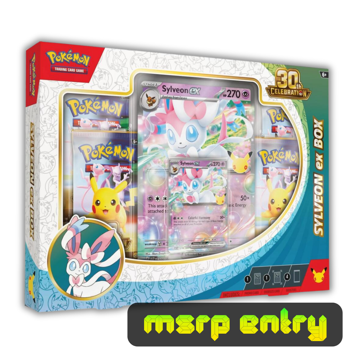 30th Celebration: Sylveon ex Box (MSRP Stock)