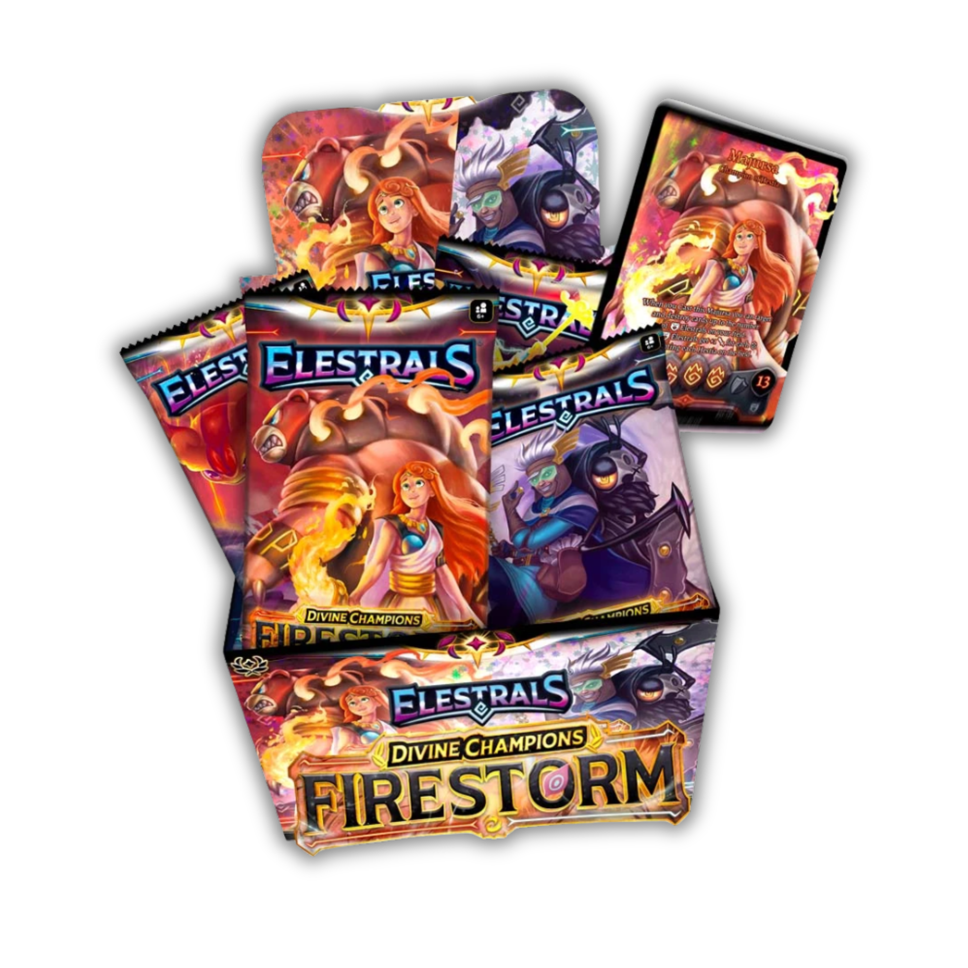 Elestrals: Firestorm - Booster Display