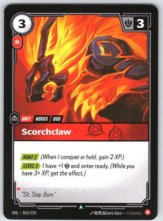 Scorchclaw #016/219
