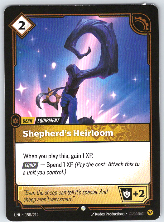 Shepherd's Heirloom #158/219