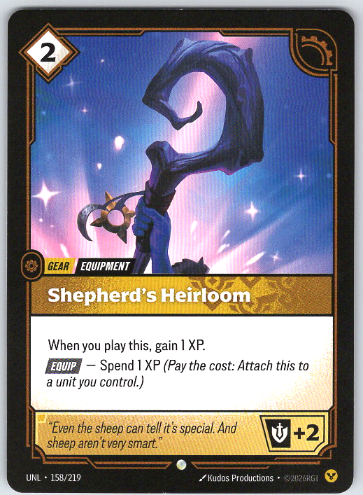 Shepherd's Heirloom #158/219