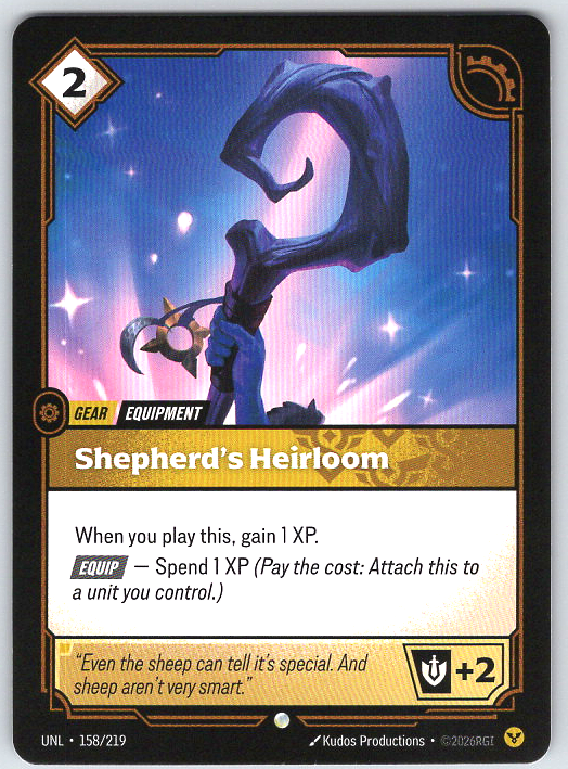 Shepherd's Heirloom #158/219