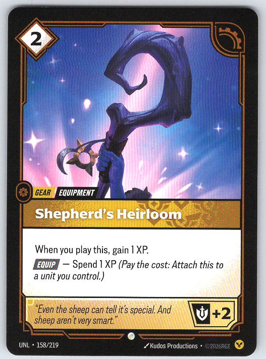 Shepherd's Heirloom #158/219