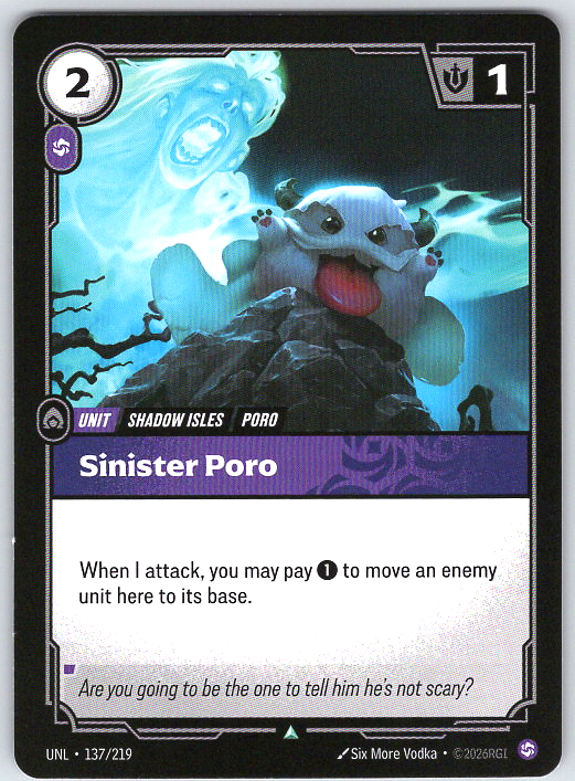 Sinister Poro #137/219