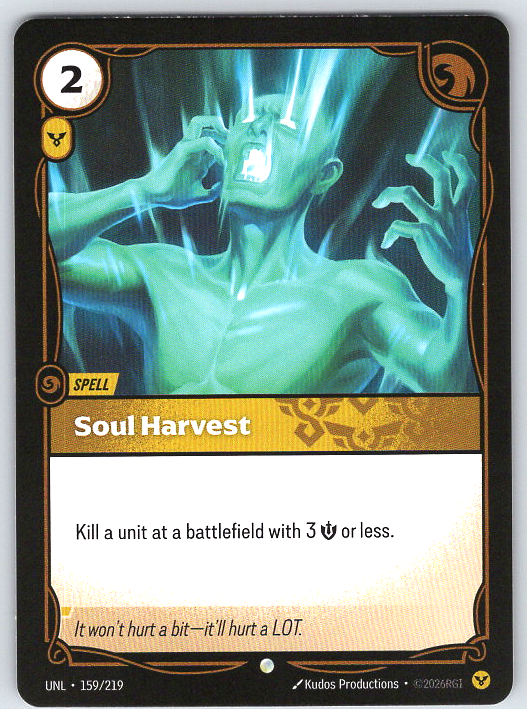 Soul Harvest #159/219