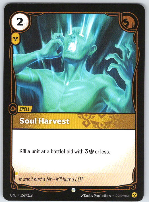 Soul Harvest #159/219