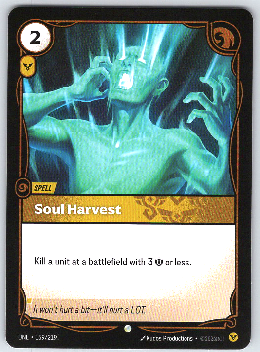 Soul Harvest #159/219