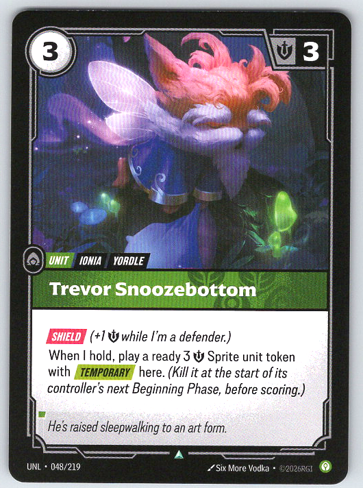 Trevor Snoozebottom #048/219