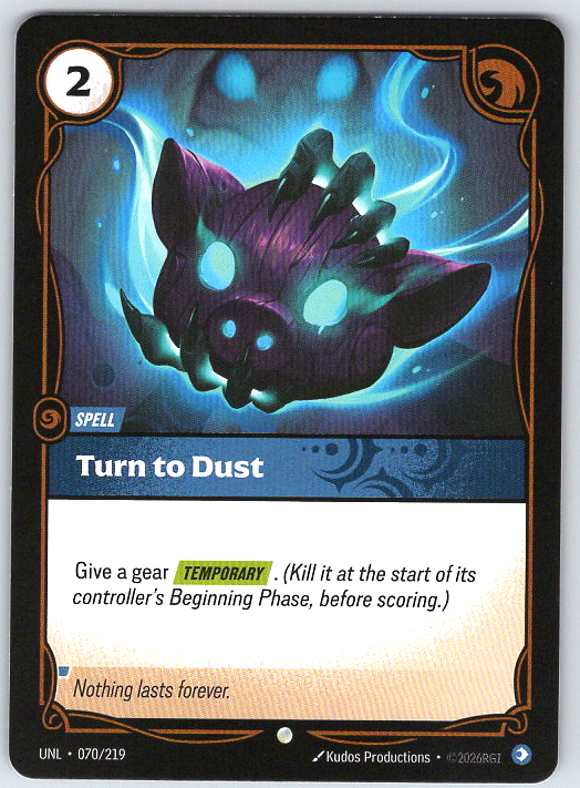 Turn to Dust #070/219