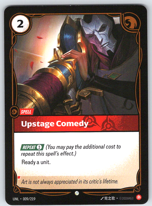 Upstage Comedy #009/219