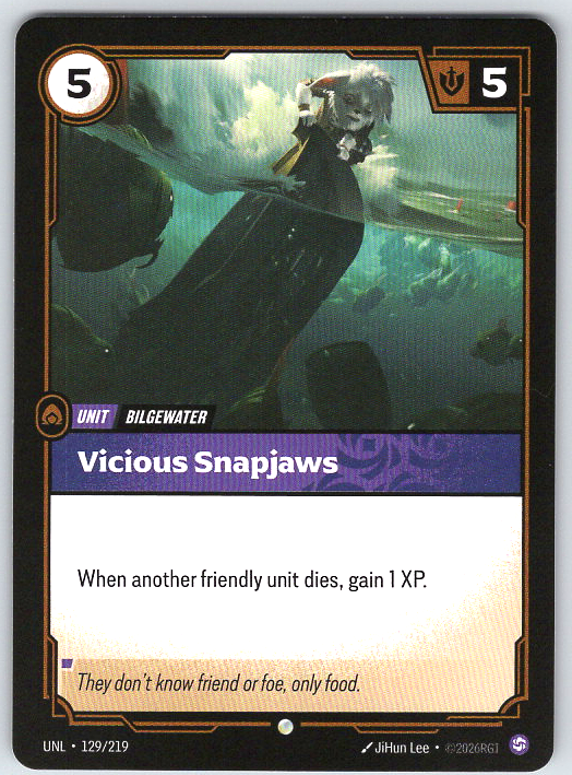 Vicious Snapjaws #129/219