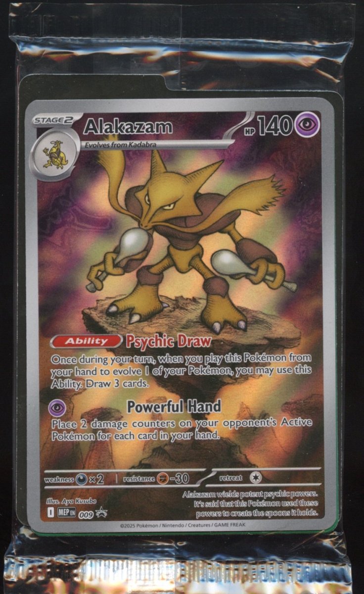 Alakazam 009 Sealed Promo - QuickTCG LLC