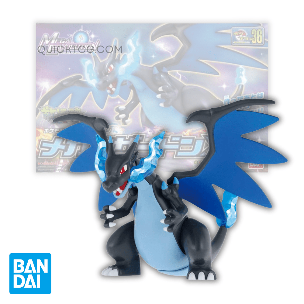 Bandai Model Kit: Mega Charizard X - QuickTCG LLC