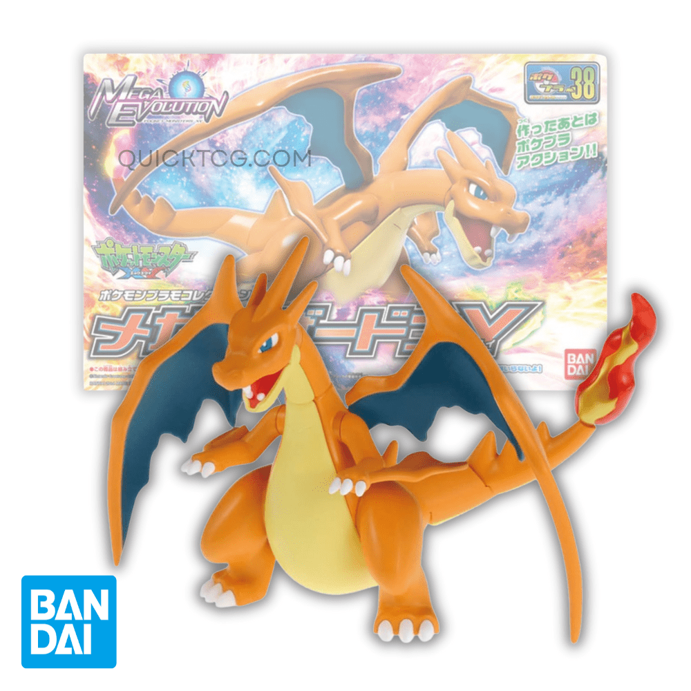 Bandai Model Kit: Mega Charizard Y - QuickTCG LLC