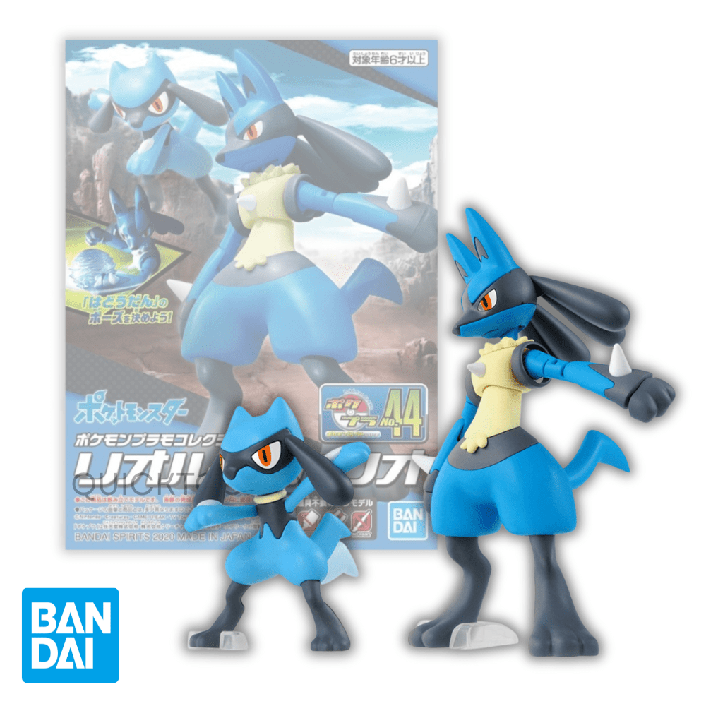 Bandai Model Kit: Riolu & Lucario - QuickTCG LLC