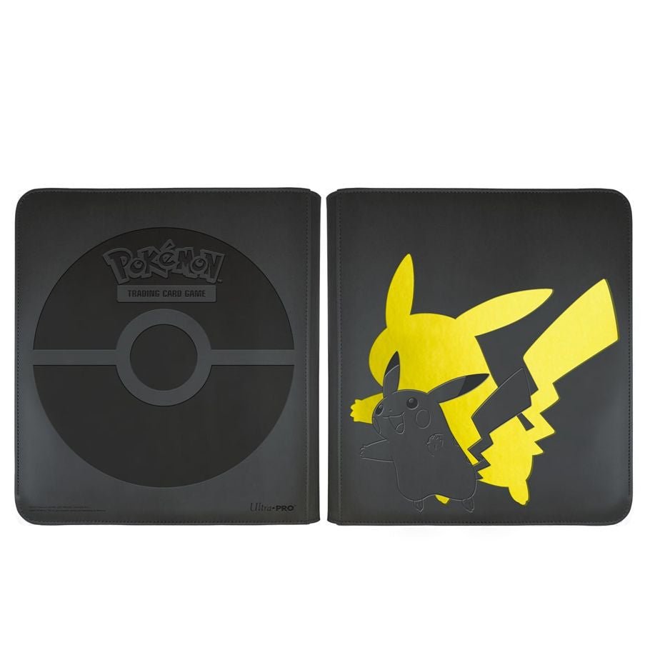 Binder: 12 - Pocket: Pokemon: Elite Series: Zippered PRO: Pikachu - QuickTCG LLC