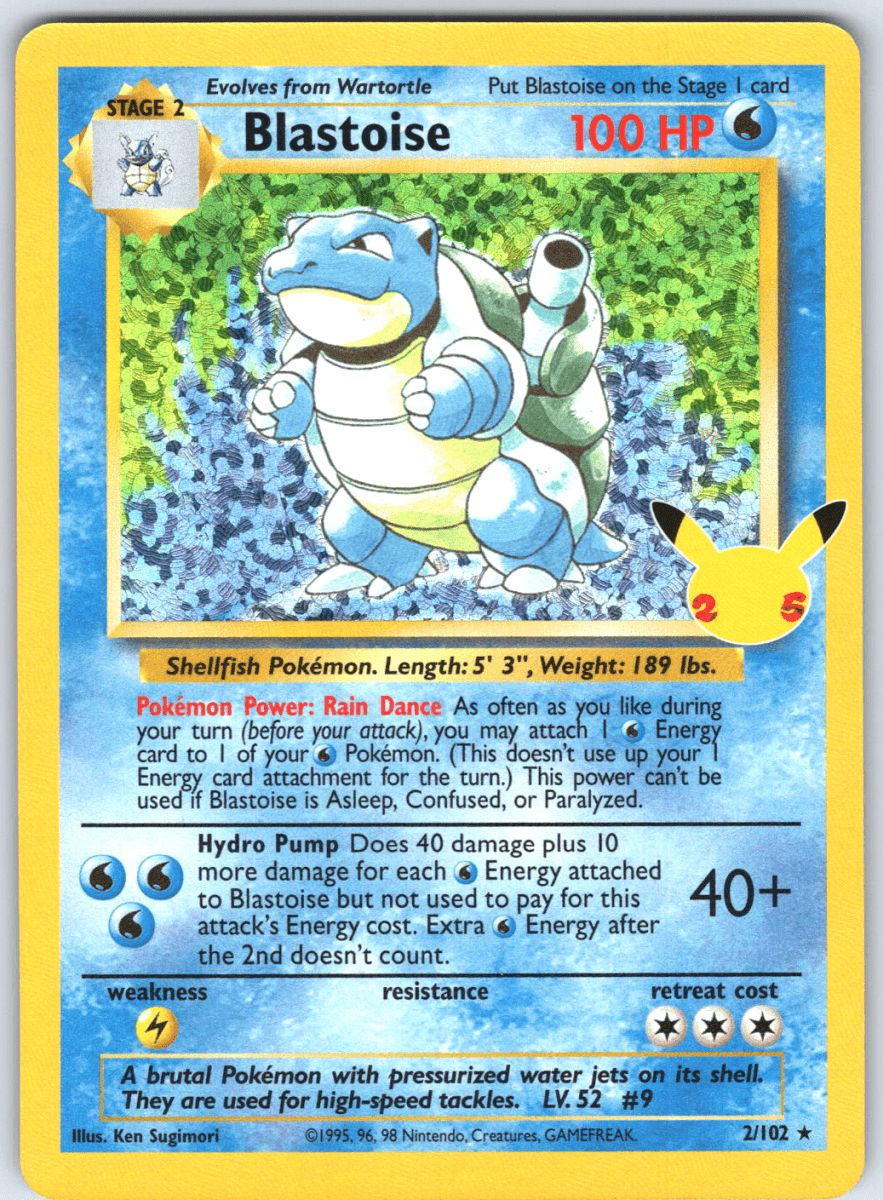 Blastoise 2 Classic Collection - QuickTCG LLC