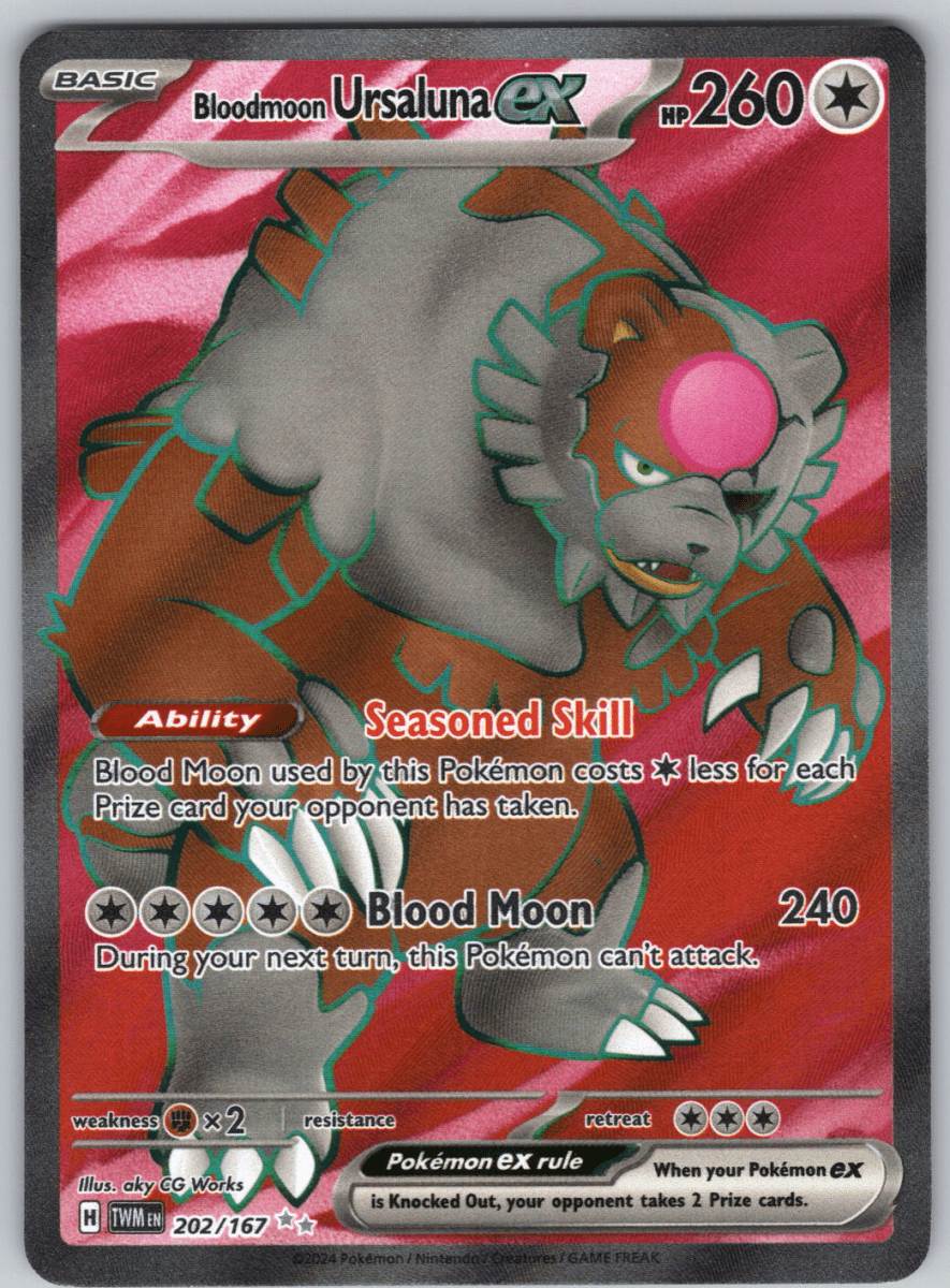 Bloodmoon Ursuluna ex 202 - QuickTCG LLC