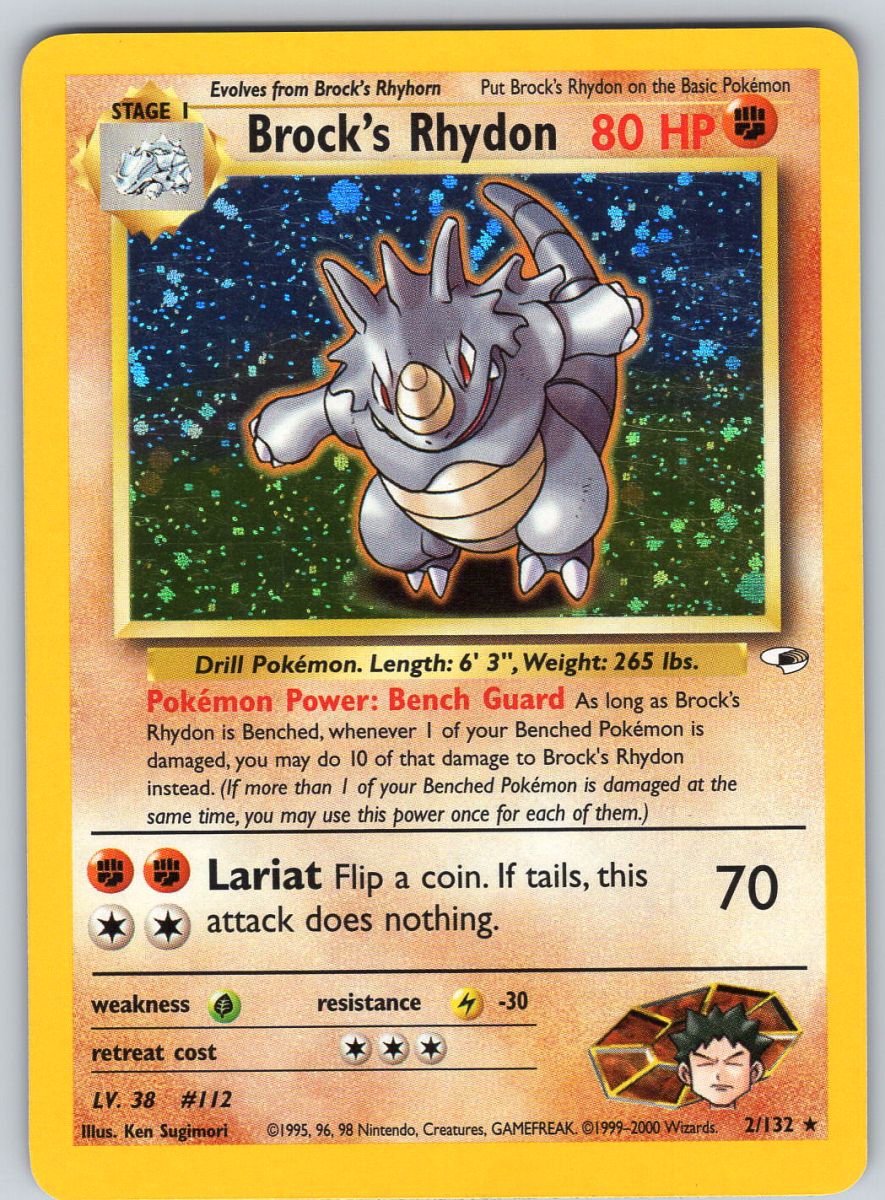 Brock's Rhydon 112 - QuickTCG LLC