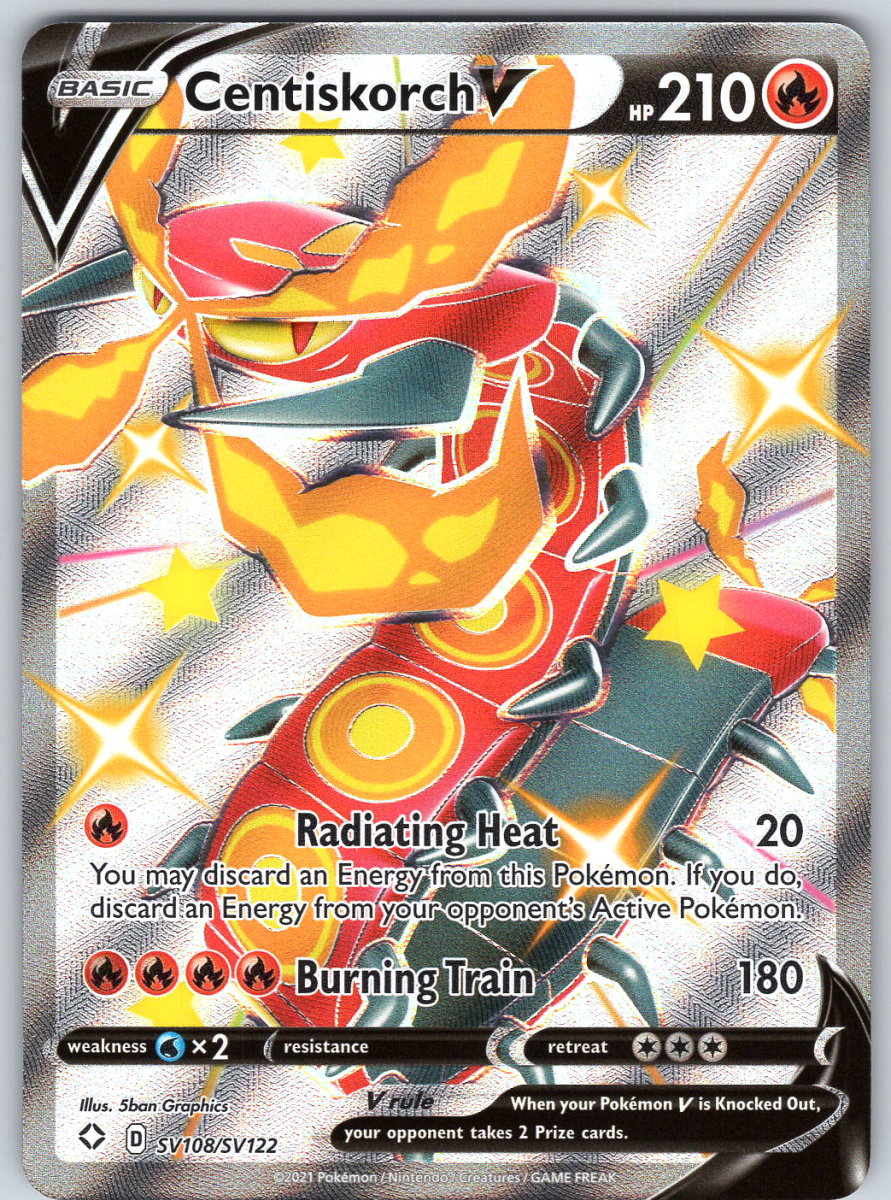 Centiskorch V SV108/SV122 - QuickTCG LLC