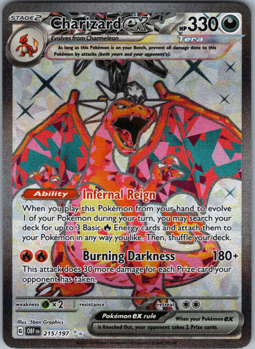 Charizard Full Art 215 - QuickTCG LLC